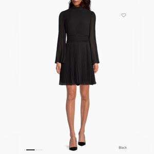 MILLY Rosemary Plissé-Pleated Minidress